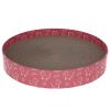 Cat Scratch Bed Circle in Cardboard pink 34cm