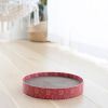 Cat Scratch Bed Circle in Cardboard pink 34cm